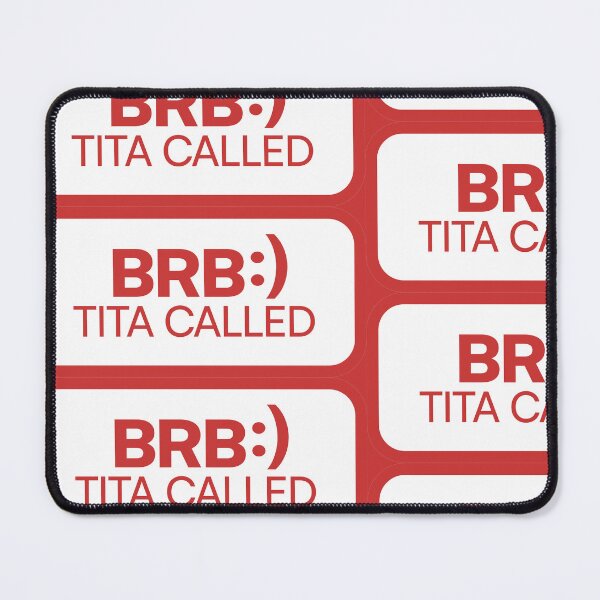 Item preview, Tita Called Sticker – Filipino Taglish Humor (Red/White) designed and sold by VinmoVisuals.
