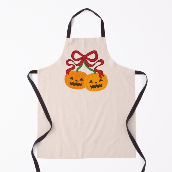 Item preview, Pumpkin Cherry Bow Halloween Spooky Jack-o-Lantern designed and sold by Magnolia Valley Art.