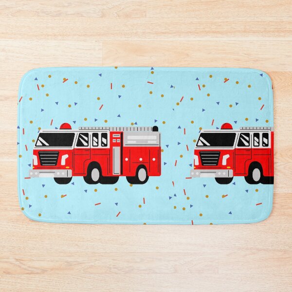 Item preview, ? Fire Truck Birthday Card for Kids – Customizable Text Available designed and sold by Mintiko2.
