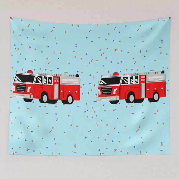 Item preview, ? Fire Truck Birthday Card for Kids – Customizable Text Available designed and sold by Mintiko2.