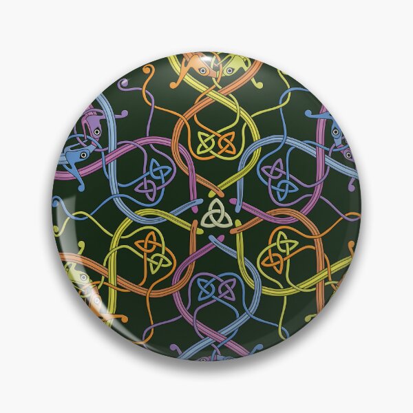 Item preview, Celtic knot serpent mandala designed and sold by ChimaGraphics.
