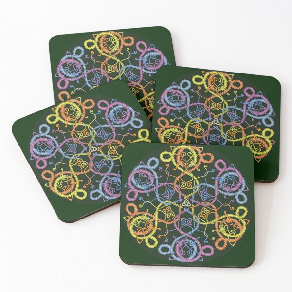 Item preview, Celtic knot serpent mandala designed and sold by ChimaGraphics.