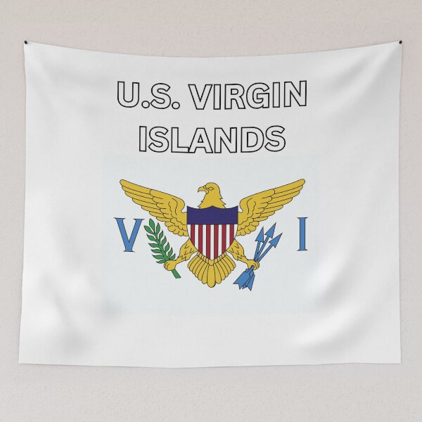Item preview, US Virgin Islands Flag Design designed and sold by atomstartup.