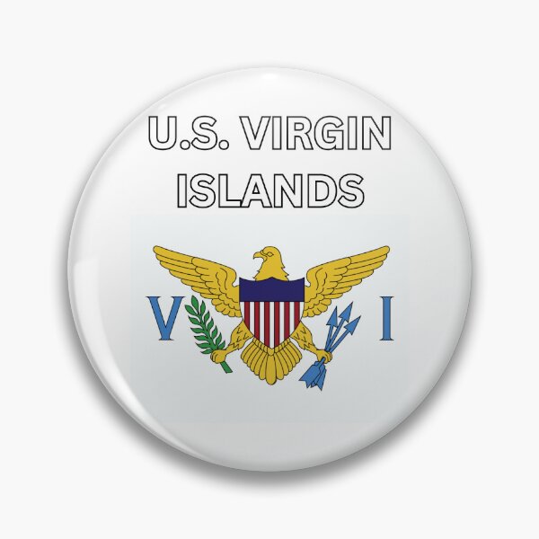 Item preview, US Virgin Islands Flag Design designed and sold by atomstartup.