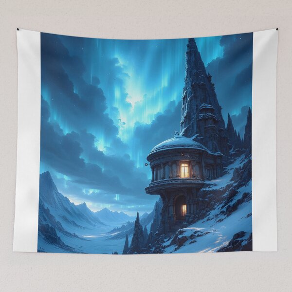 Item preview, Sanctuary Beneath the Northern Lights designed and sold by oanaunciuleanu.