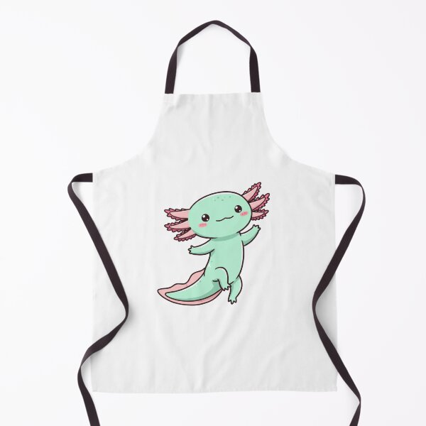 Item preview, Mint Green Cartoon Axolotl designed and sold by EastEndTownie.
