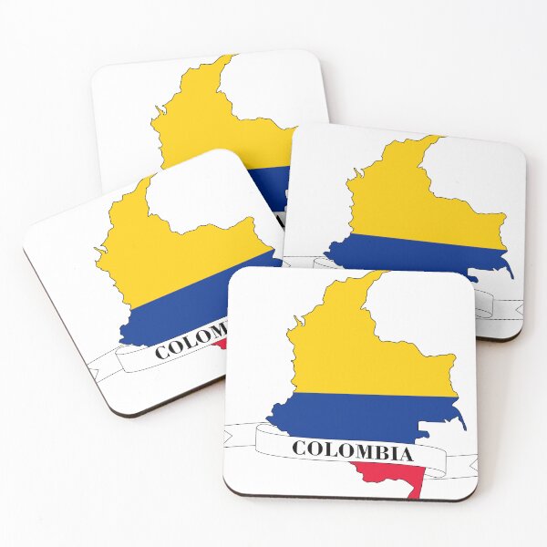 Item preview,  Map of the flag of Colombia designed and sold by visual adventures.