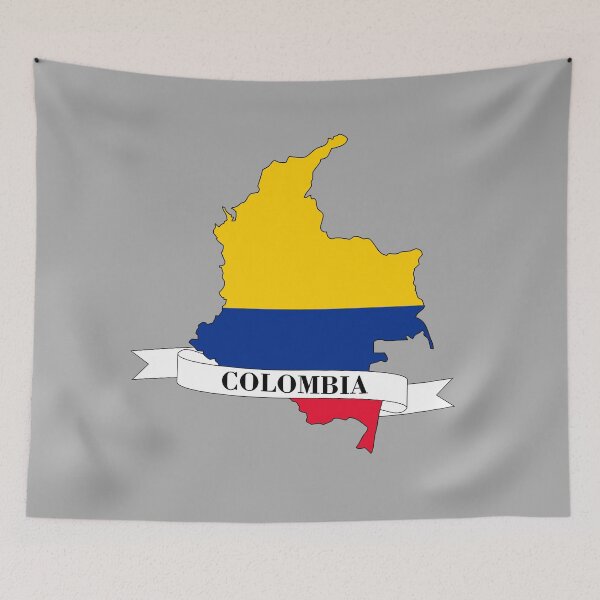 Item preview,  Map of the flag of Colombia designed and sold by visual adventures.