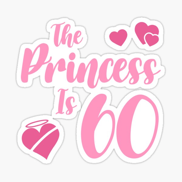 Item preview, Cute 60th Birthday For Women designed and sold by thepixelgarden.