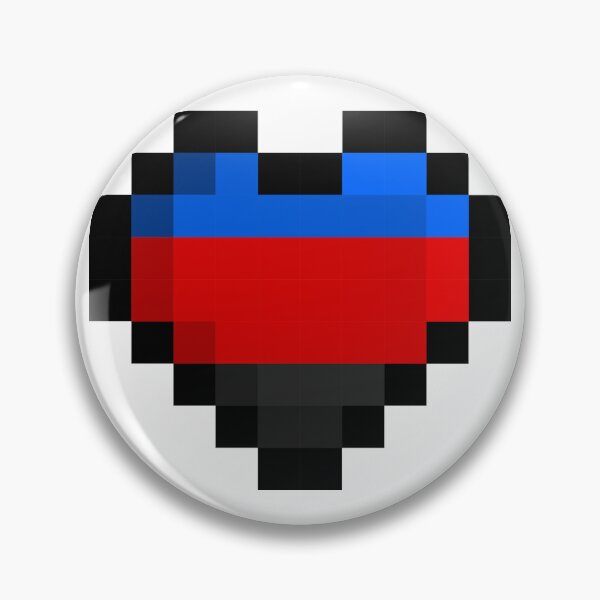 Item preview, Polyamory Pixel Heart Pride Flag designed and sold by HarveyHandcraftsandDesigns.