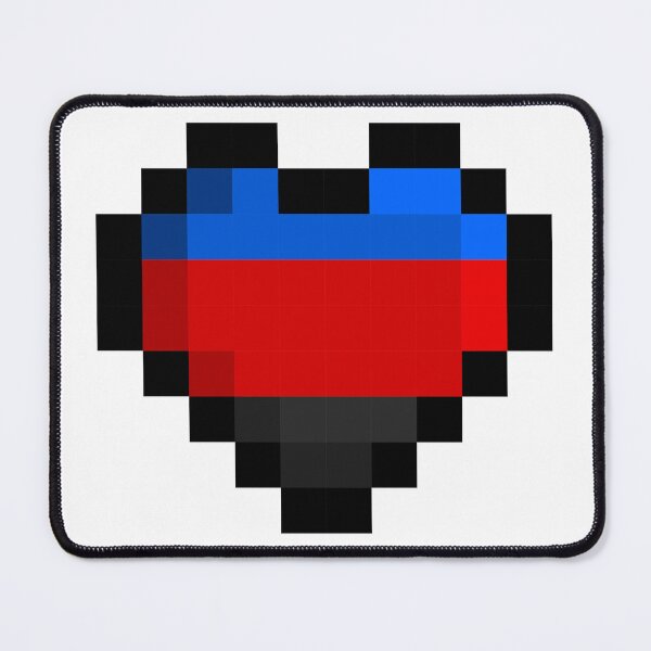 Item preview, Polyamory Pixel Heart Pride Flag designed and sold by HarveyHandcraftsandDesigns.
