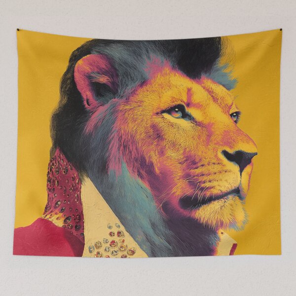 Item preview, Elvis in lion look designed and sold by Carinaprint.