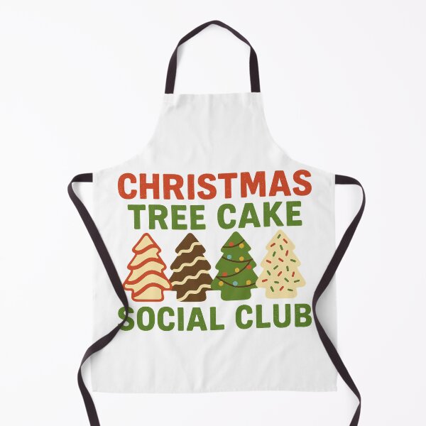 Item preview, Retro Christmas Tree Cake Social Club Funny Foodie designed and sold by THIENVT.