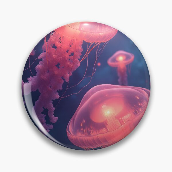 Item preview, Luminous Drift: The Ethereal Dance of Jellyfish designed and sold by oanaunciuleanu.