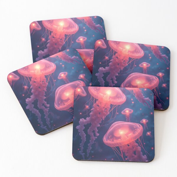 Item preview, Luminous Drift: The Ethereal Dance of Jellyfish designed and sold by oanaunciuleanu.