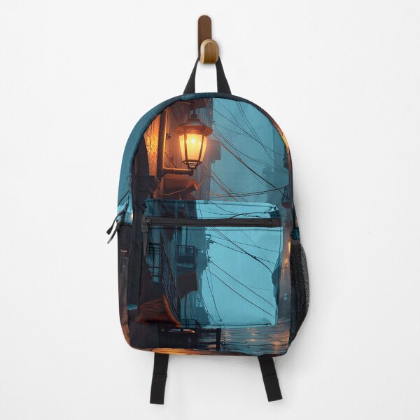 Item preview, Luminous Sentinel of the Misty Alley designed and sold by oanaunciuleanu.