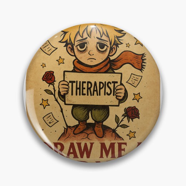 Item preview, DRAW ME A THERAPIST designed and sold by Panda LuL Art.