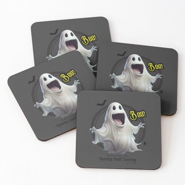 Item preview, Boo! - Proud member of the Spooky Stuff Society - Est. 1874 designed and sold by Pawethic Prints Studio.