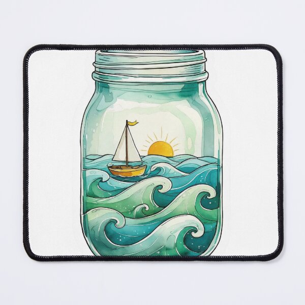 Item preview, Ocean in a Jar designed and sold by CozyinTime.