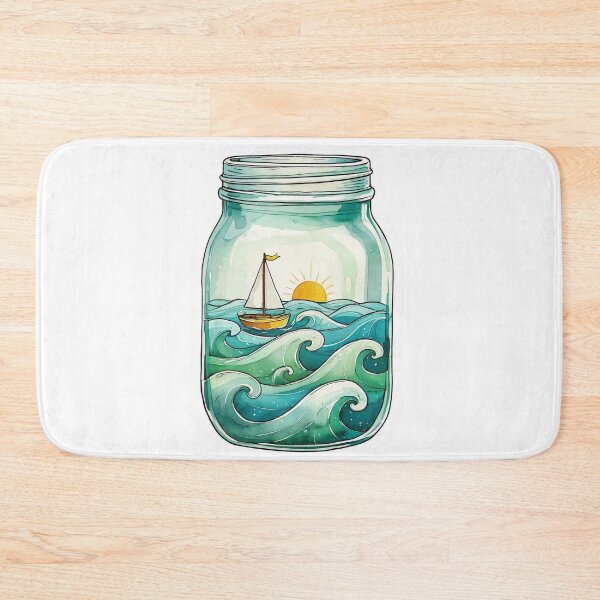 Item preview, Ocean in a Jar designed and sold by CozyinTime.