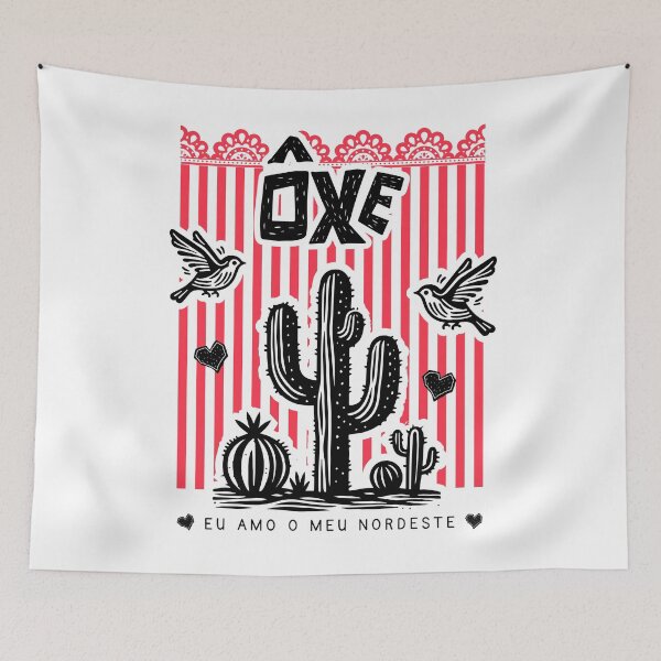 Item preview, Ôxe – Brazilian Northeast Folk Art Design designed and sold by theinkedprintco.