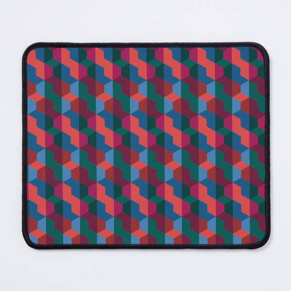 Aperçu de l'œuvre Motif pixelisé - Nuances de rose et de bleu créée et vendue par PropRocket.