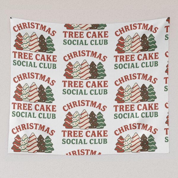 Item preview, Christmas Tree Cake Social Club Funny Holiday Snack designed and sold by THIENVT.