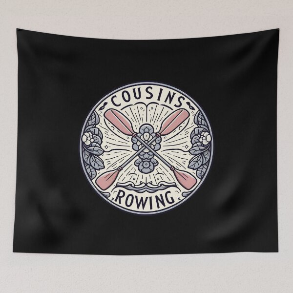 Item preview, Cousins Rowing – Crossed Paddles Friendship Design tsitp designed and sold by AlessaHelios.