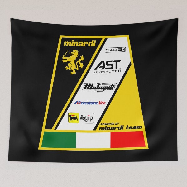 Item preview, Minardi F-1 Team Retro Art designed and sold by San Studios Co..