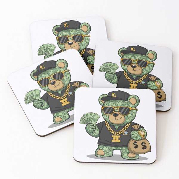 Item preview, Money Bear Hustler with Bling and Cash designed and sold by -DEEWOLF-.