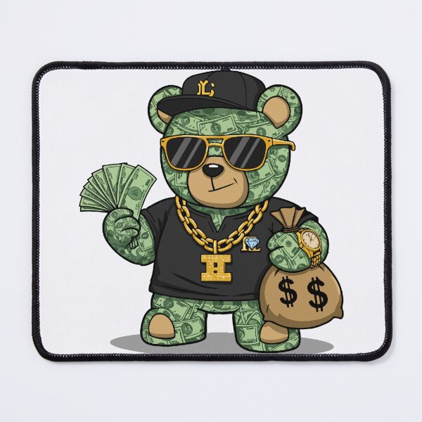 Item preview, Money Bear Hustler with Bling and Cash designed and sold by -DEEWOLF-.