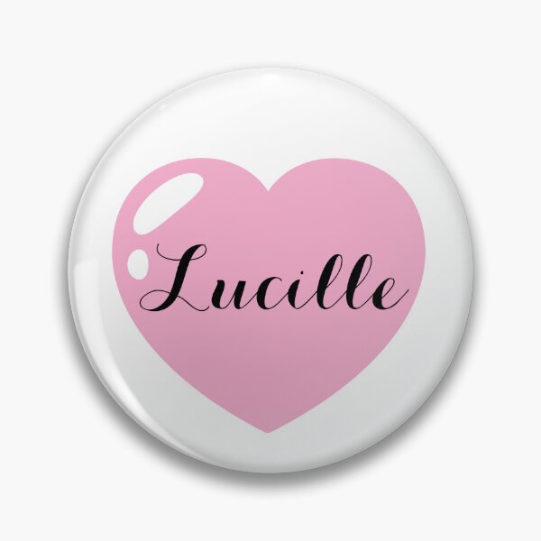 Item preview, Lucille Name with pink Heart  designed and sold by Monika Howarth.