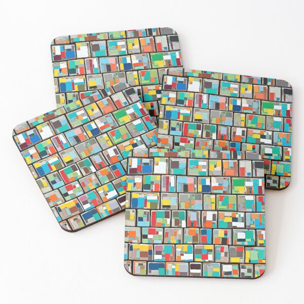 Item preview, Colorful Abstract Mosaic Pattern designed and sold by Rostislav Bouda.