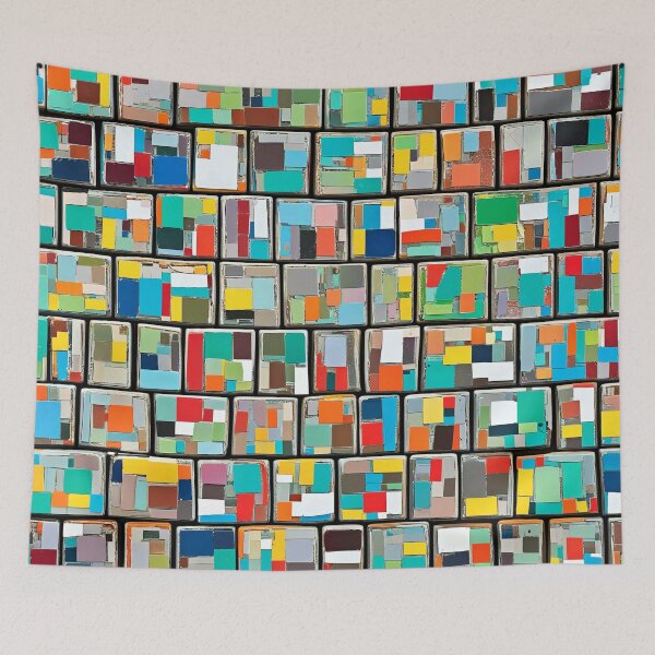 Item preview, Colorful Abstract Mosaic Pattern designed and sold by Rostislav Bouda.