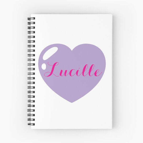 Item preview, Lucille Name with purple Heart  designed and sold by Artbymonika.