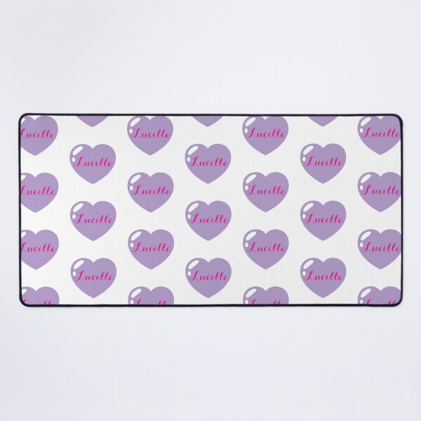 Item preview, Lucille Name with purple Heart designed and sold by Monika Howarth.