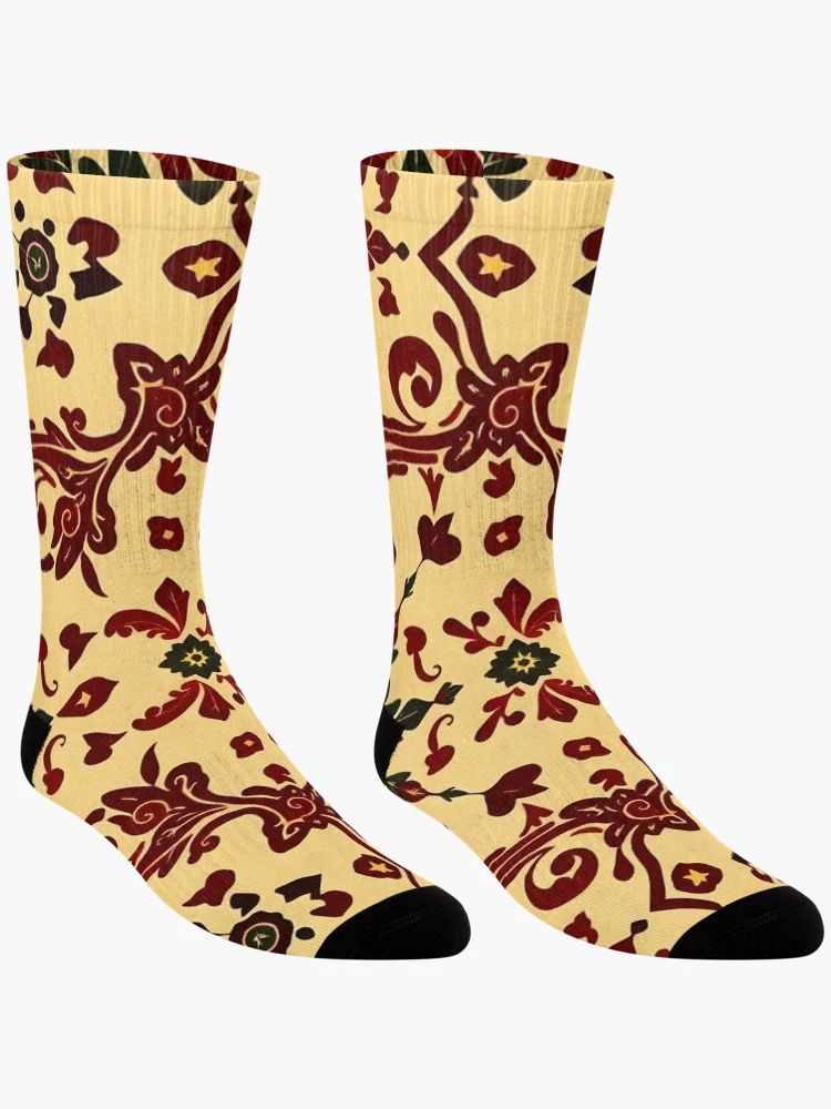 Thumbnail 3 of 5, Socks, Ottoman Pattern designed and sold by GraphicsClub.