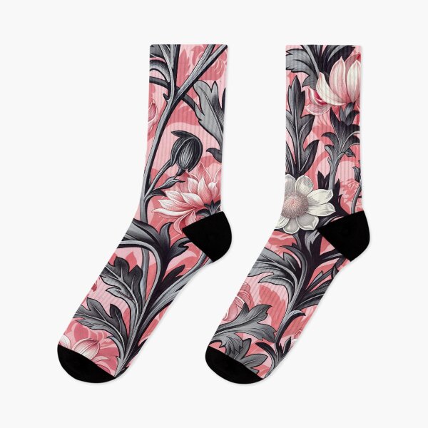 Item preview, Pink Floral 01 (inspired by William Morris) designed and sold by MerkintileEXG.
