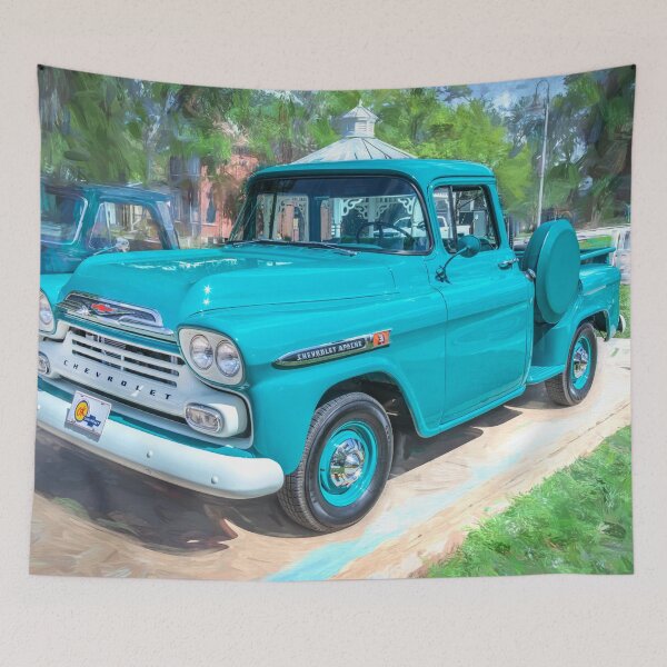 Item preview, 1959 Bue Chevy Pick Up Truck Apache Series X132 designed and sold by RichFrancoCars.