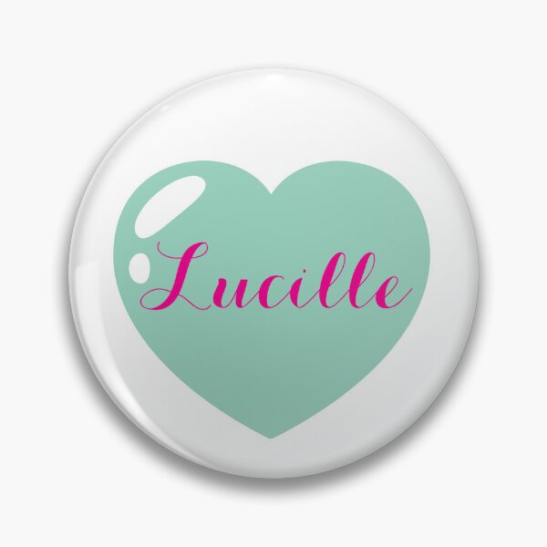 Item preview, Lucille Name with green Heart  designed and sold by Monika Howarth.