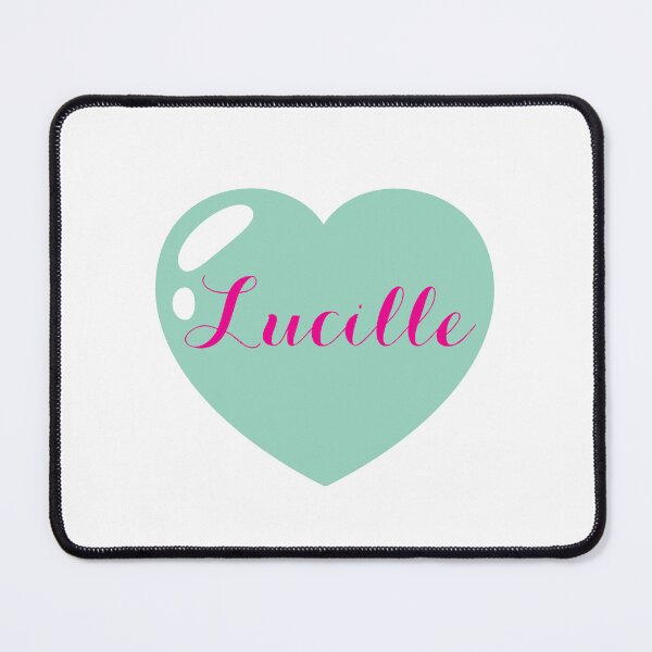 Item preview, Lucille Name with green Heart designed and sold by Monika Howarth.