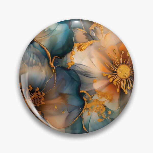 Item preview, Elegant Gold Flowers designed and sold by  Luna Quibbleton.
