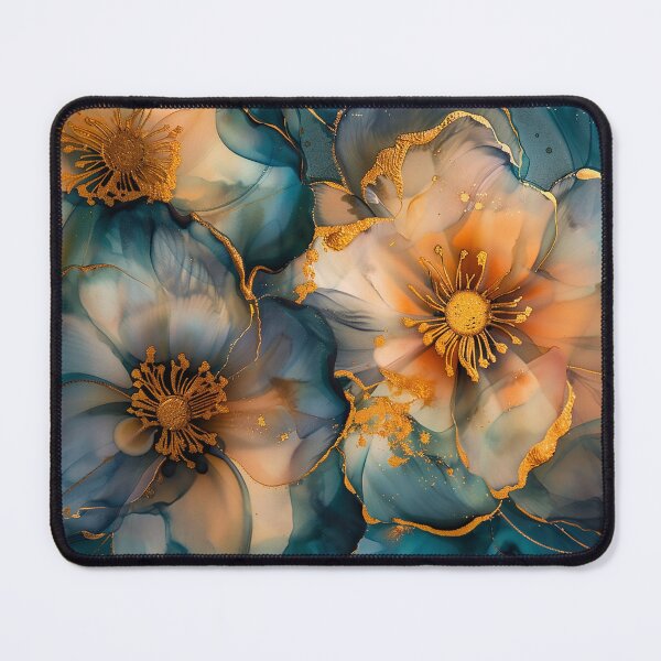 Item preview, Elegant Gold Flowers designed and sold by  Luna Quibbleton.
