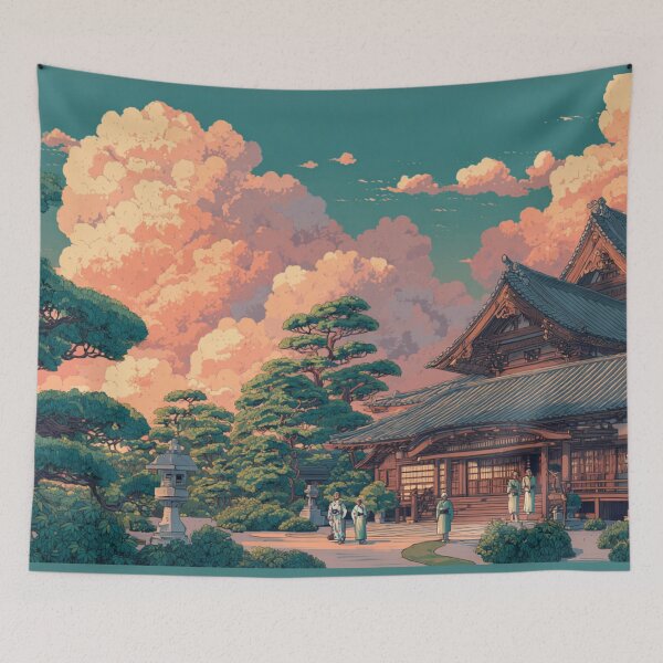 Item preview, Silent Temples of Kyoto designed and sold by NikiBS.