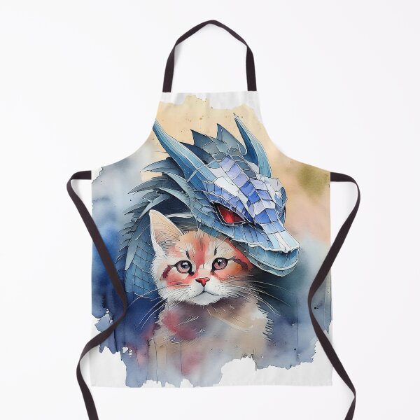 Aperçu de l'œuvre Chat et Dragon, meilleurs amis, s'enlacent créée et vendue par AcruxUltra.