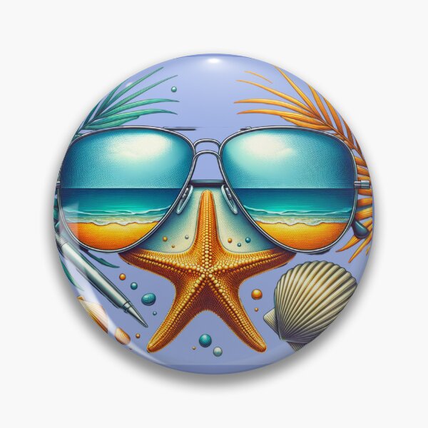 Item preview, TROPICAL BEACH AND THE SUNGLASSES designed and sold by Catalina Kate.