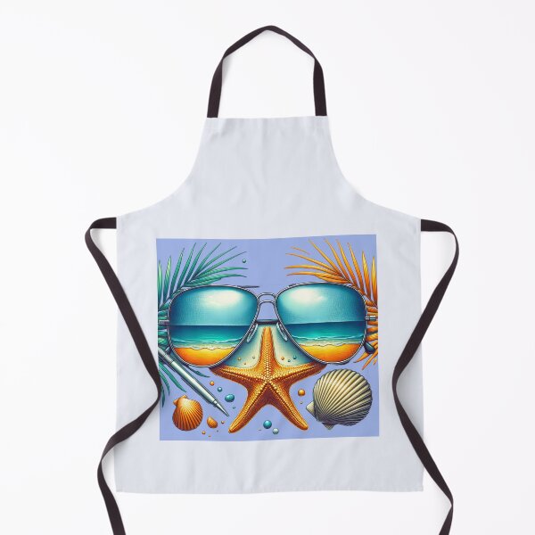 Item preview, TROPICAL BEACH AND THE SUNGLASSES designed and sold by Catalina Kate.