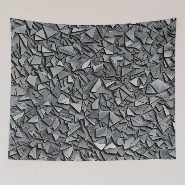 Item preview, Abstract Geometric Metallic Triangle Pattern designed and sold by Rostislav Bouda.