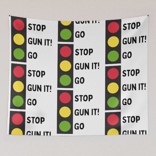 Item preview, Gun it on Yellow! | Funny Traffic Lights designed and sold by ThisIsUrDeSign.