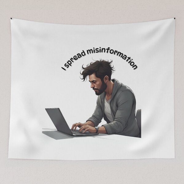 Item preview, I Spread Misinformation – Internet Agent Mode designed and sold by Pixel--Threads.